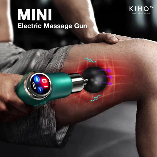 Smart Fascial Gun Massager | Mini LCD Screen | Deep Muscle Massager