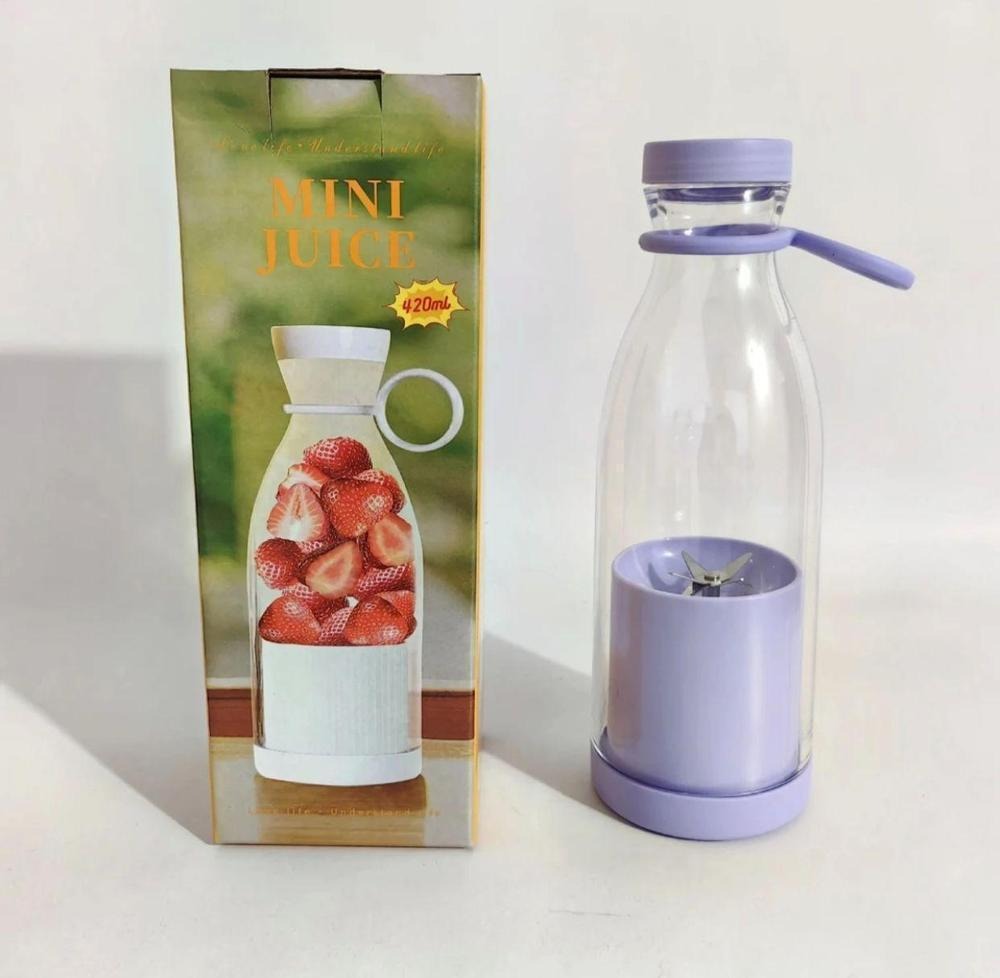 Portable 6 Blades Mini Bottle Juicer | USB Rechargeable