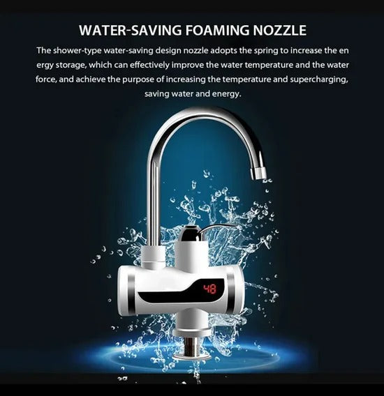 Instant Electric Water Heating Tap With Shower