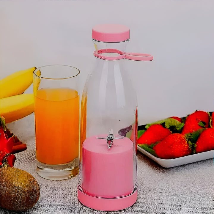 Portable 6 Blades Mini Bottle Juicer | USB Rechargeable