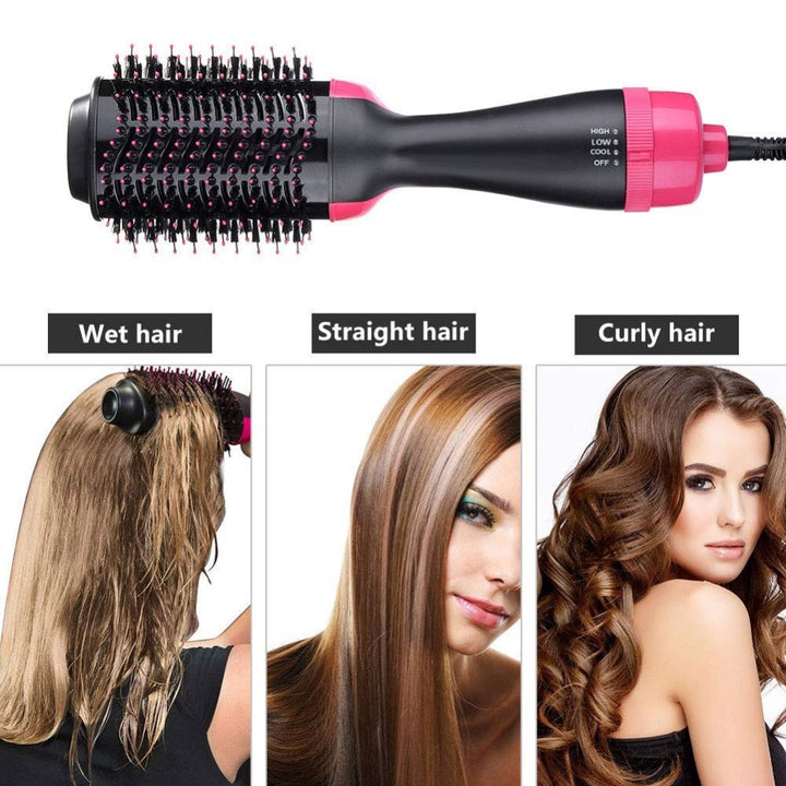 One Step 3 in 1 Hair Dryer & Styler | Hot Air Brush | Hair Straightener & Curler