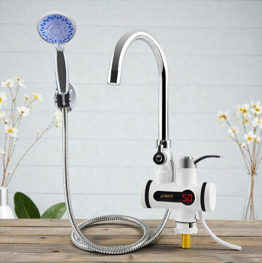 Instant Electric Water Heating Tap With Shower