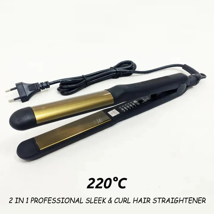 Remington Sleek & Curl 2-in-1 Hair Straightener and Curler