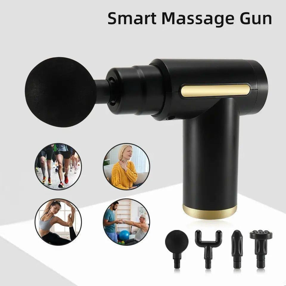 4 In 1 Portable Massage Gun | Deep Muscle Massage