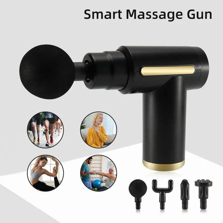 4 In 1 Portable Massage Gun | Deep Muscle Massage