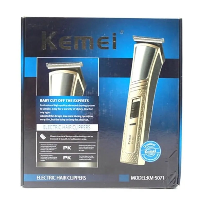 Kemei KM-5071 Rechargeable Hair Clipper | Powerful Hair Trimmer