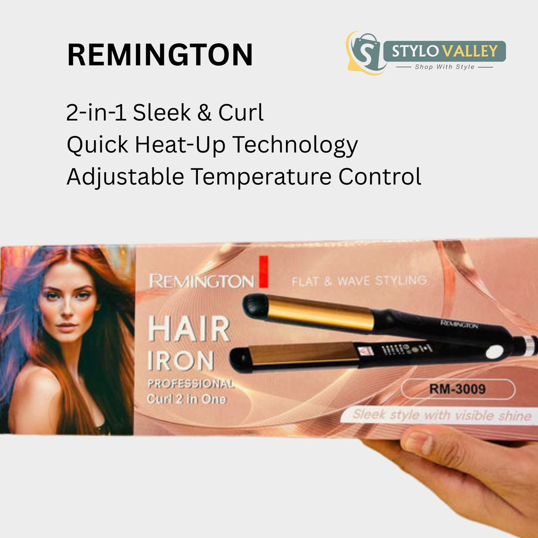 Remington Sleek & Curl 2-in-1 Hair Straightener and Curler